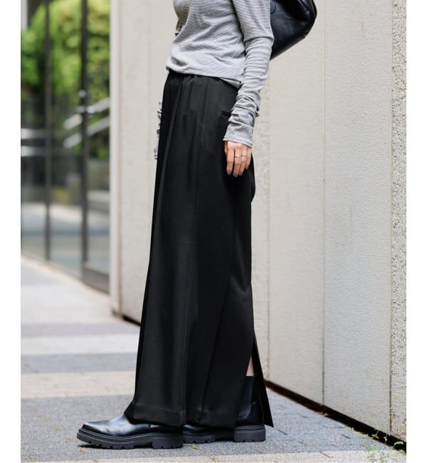 FRAMeWORK「≪手洗い可≫イージースラックススカート」|スカート|