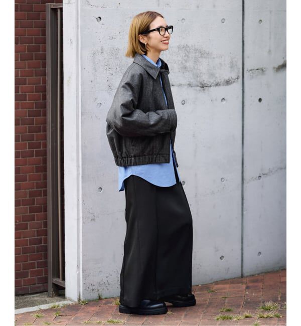 FRAMeWORK「≪手洗い可≫イージースラックススカート」|スカート|