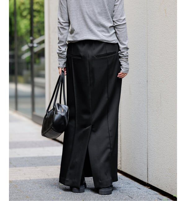 FRAMeWORK「≪手洗い可≫イージースラックススカート」|スカート|