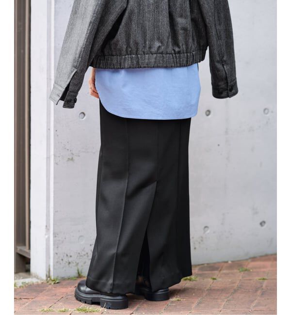 FRAMeWORK「≪手洗い可≫イージースラックススカート」|スカート|