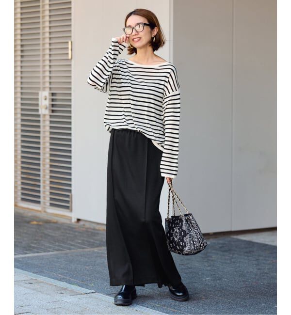 FRAMeWORK「≪手洗い可≫イージースラックススカート」|スカート|