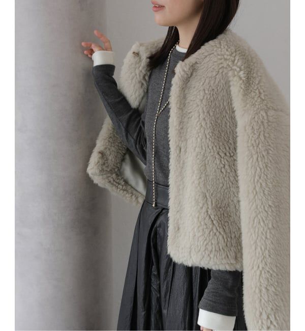  「【洗える】配色ウールテレコカットソー」|Tシャツ・カットソー|