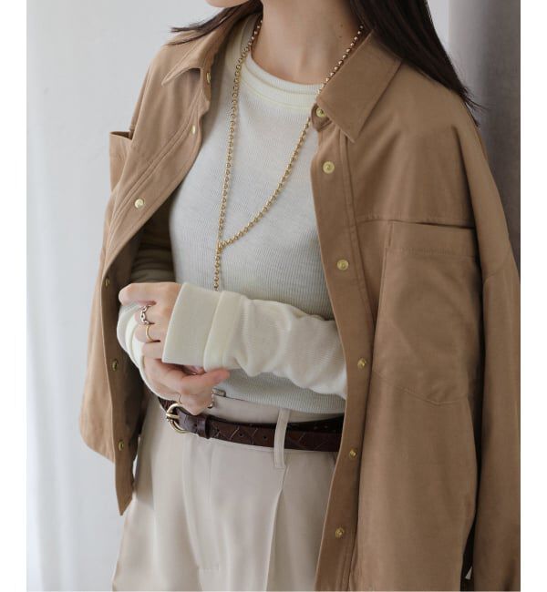  「【洗える】配色ウールテレコカットソー」|Tシャツ・カットソー|ホワイト