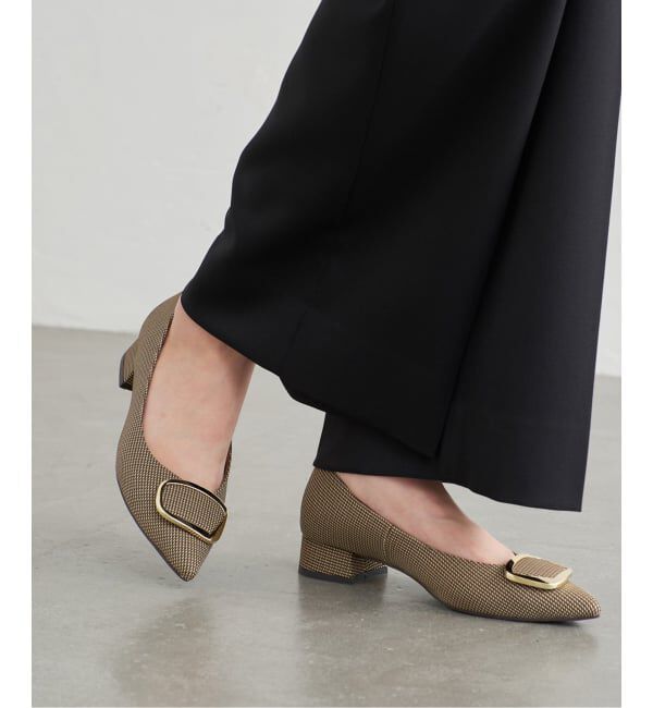  「《追加》3cmポインテッドニュアンスバックルパンプス」|パンプス|