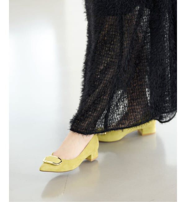  「《追加》3cmポインテッドニュアンスバックルパンプス」|パンプス|