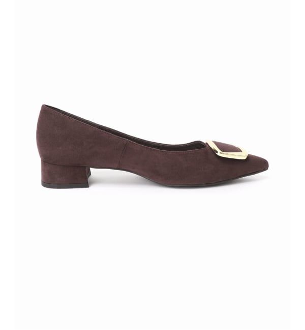  「《追加》3cmポインテッドニュアンスバックルパンプス」|パンプス|