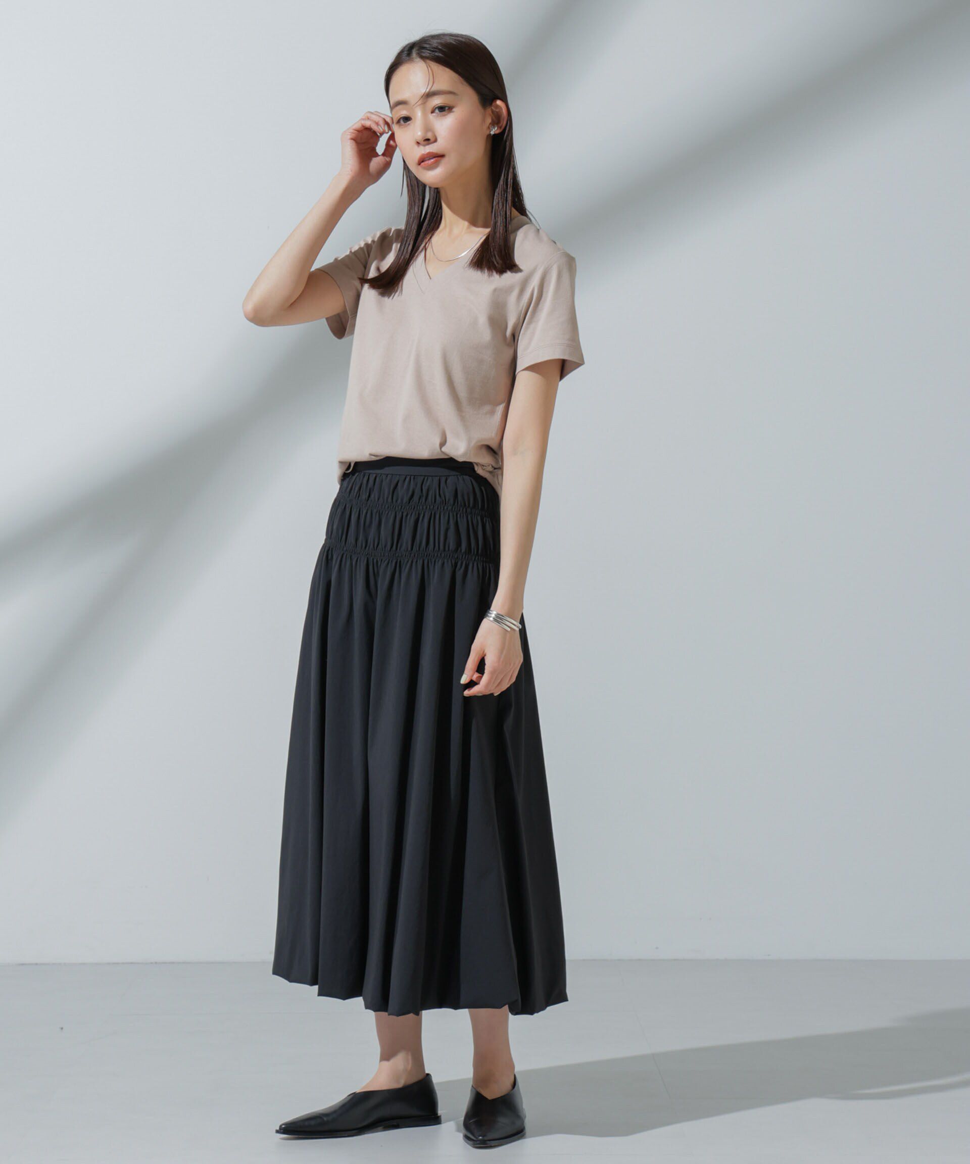 nano･universe「Anti Soaked(R) 汗染み防止 VネックTシャツ」|Tシャツ・カットソー|