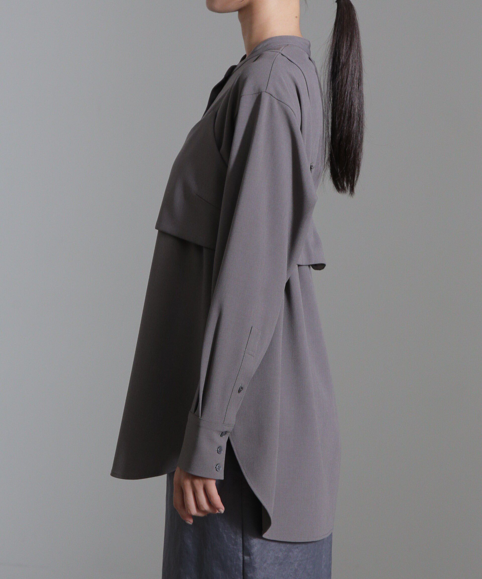 nano･universe「ショートキャミ付シャツ」|シャツ・ブラウス|