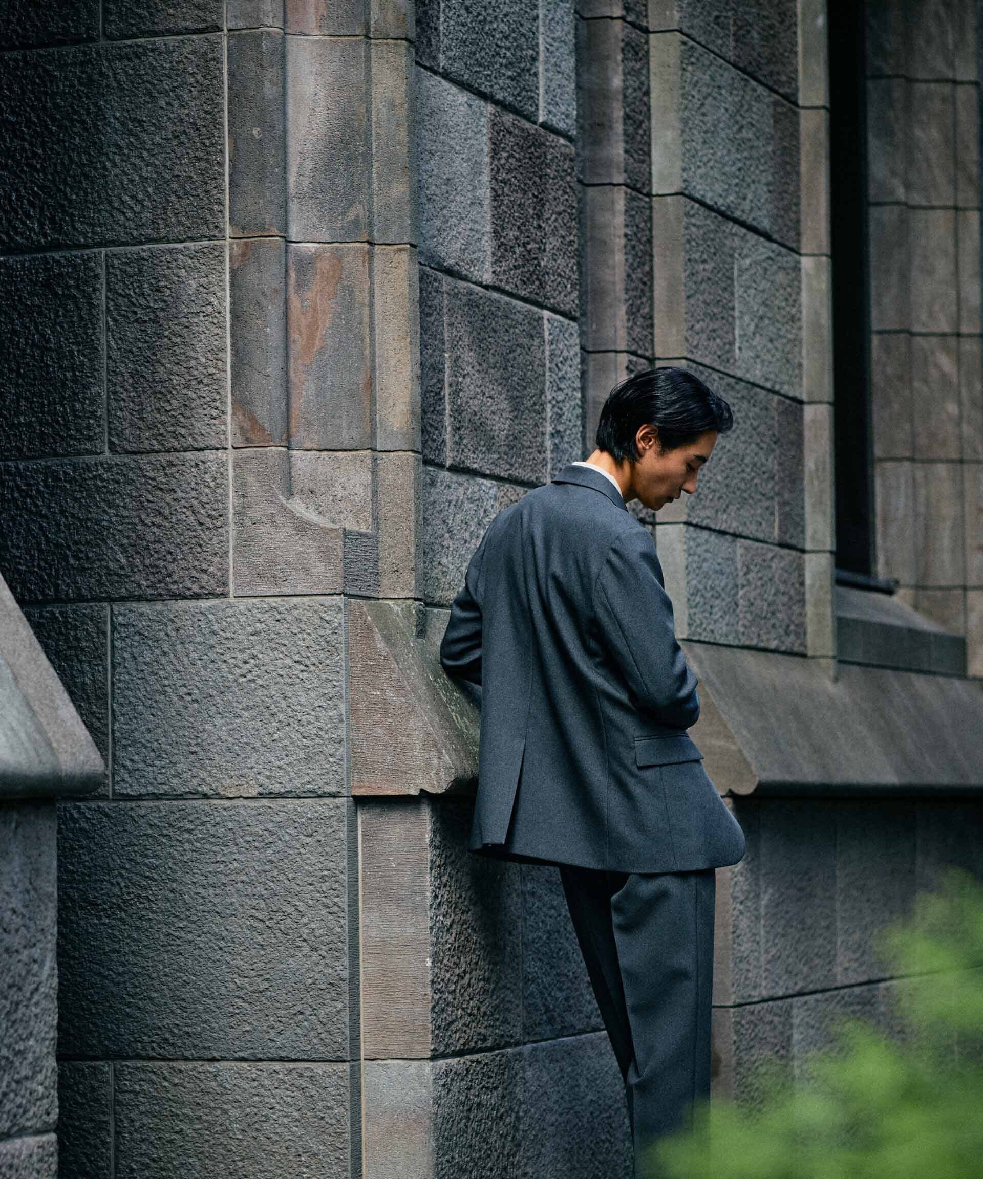 nano･universe「「Damerino」LANATEC(R)メランジツイルストレッチセットアップ」|スーツ|