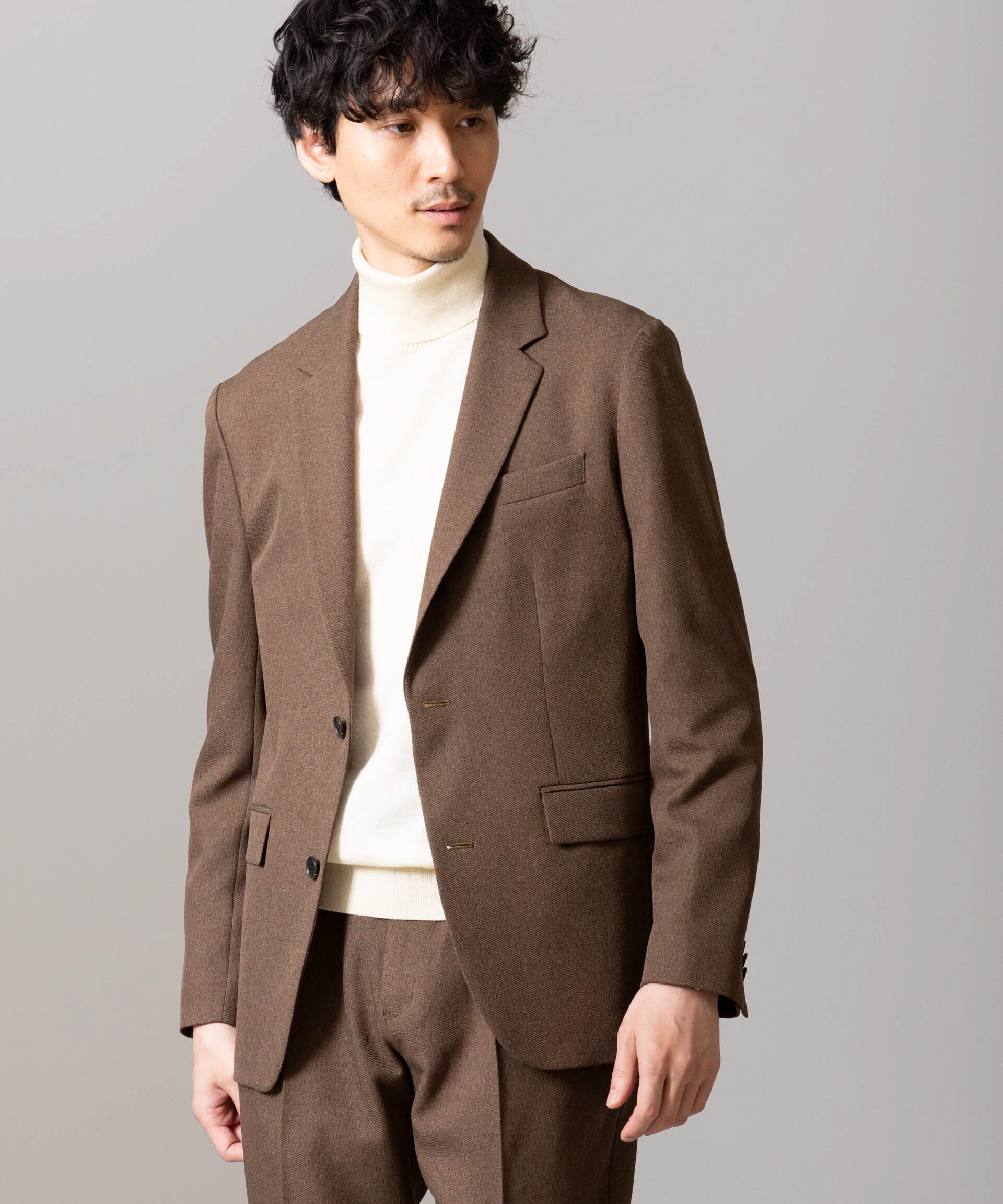 nano･universe「「Damerino」LANATEC(R)メランジツイルストレッチセットアップ」|スーツ|