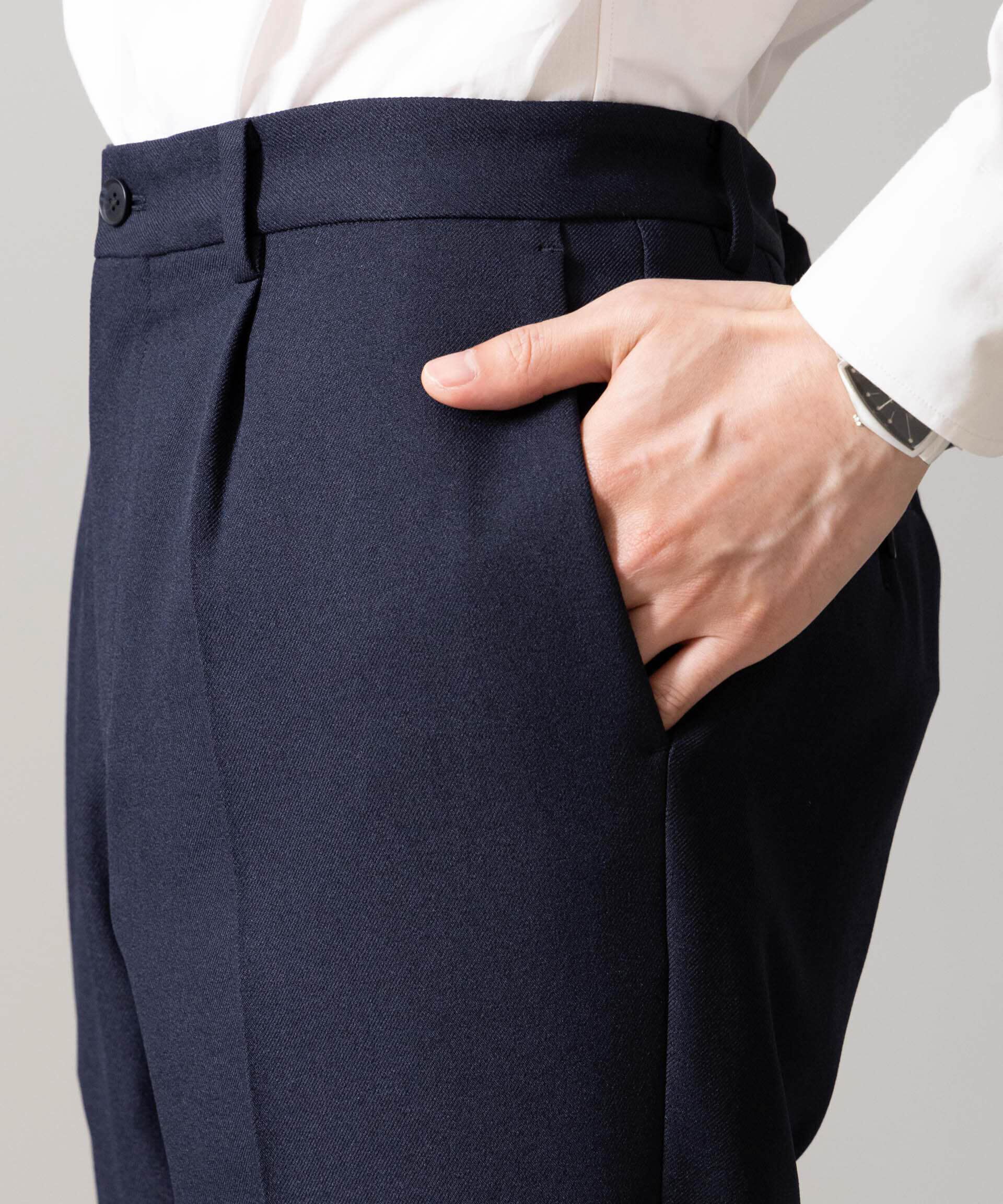 nano･universe「「Damerino」LANATEC(R)メランジツイルストレッチセットアップ」|スーツ|