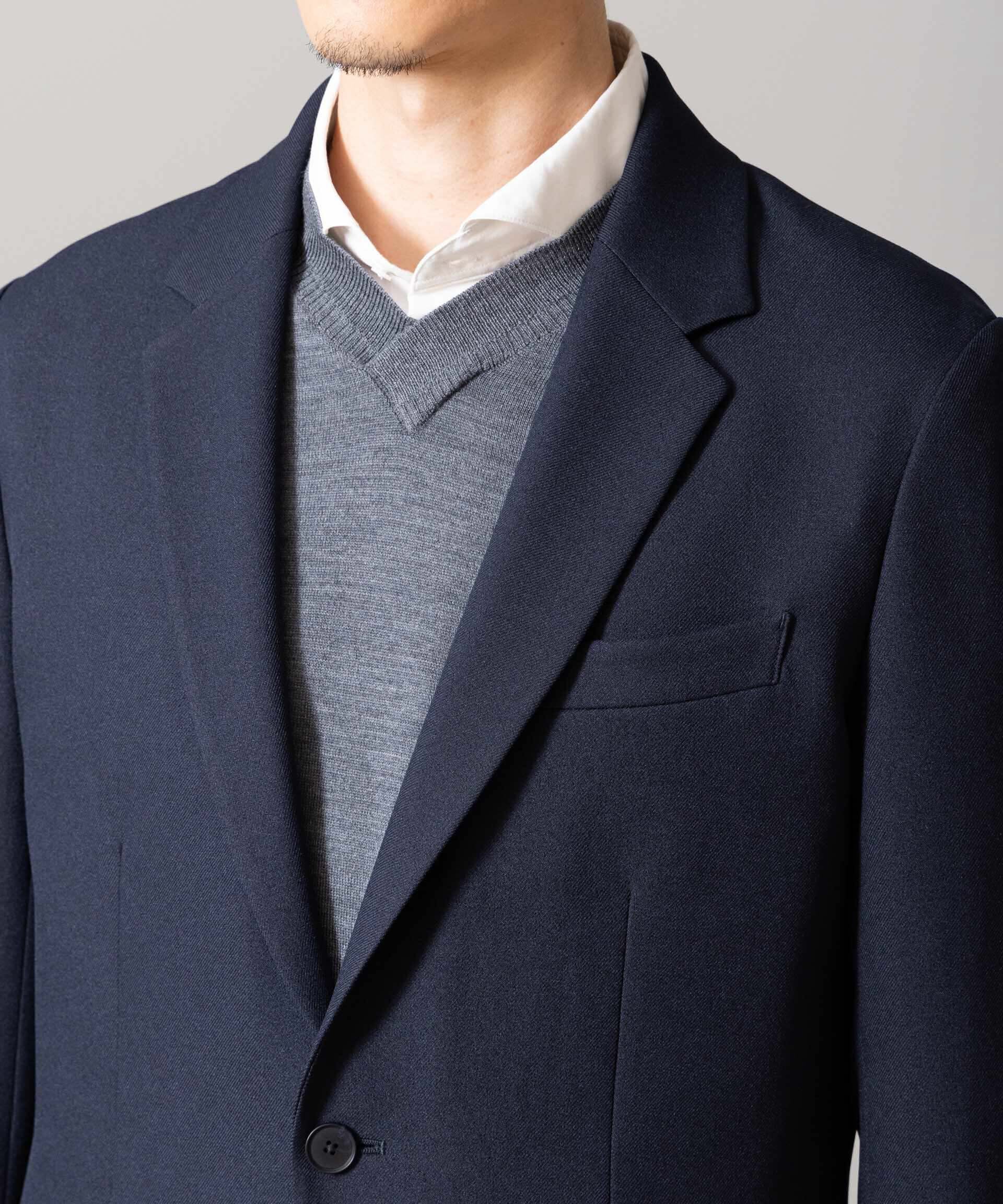 nano･universe「「Damerino」LANATEC(R)メランジツイルストレッチセットアップ」|スーツ|