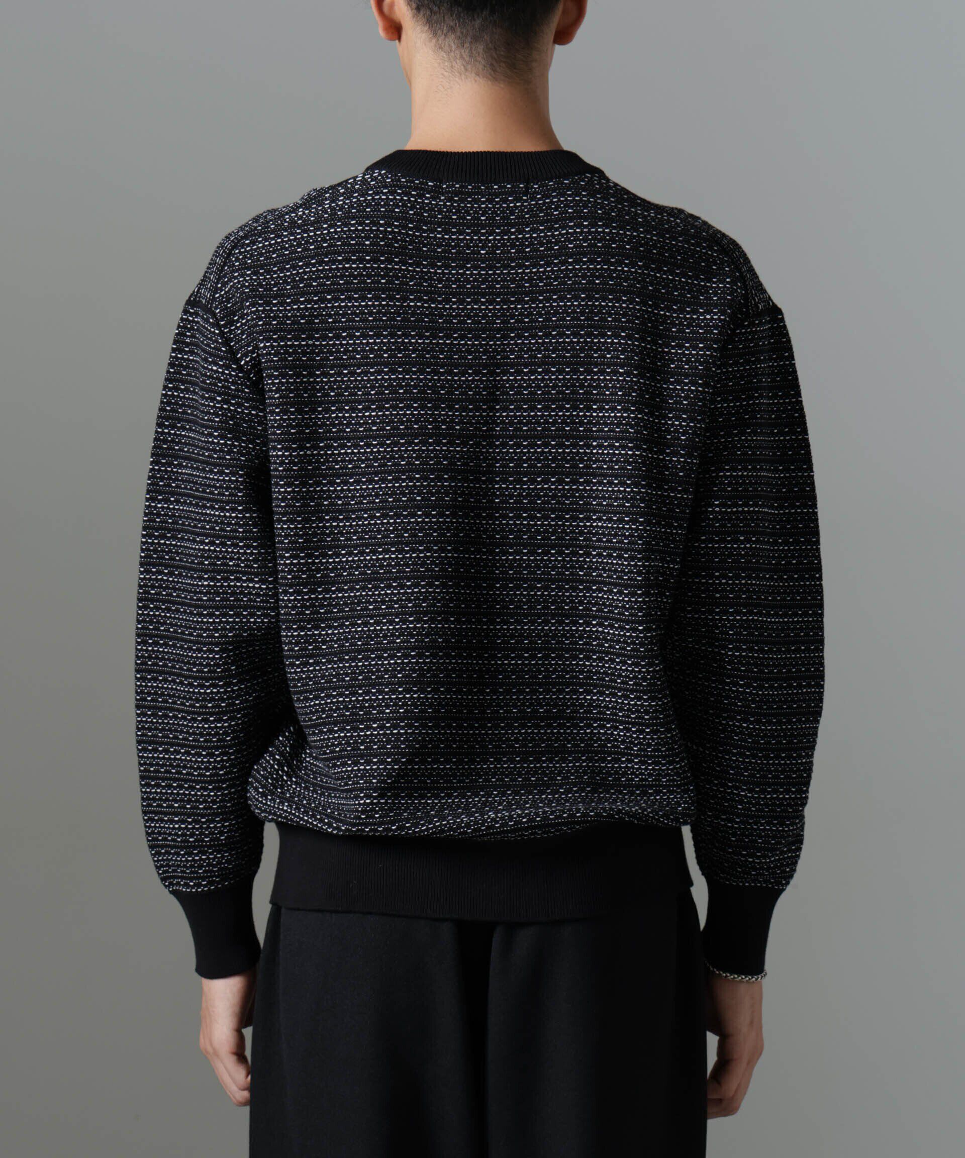 nano･universe「「NJ/CLUB」HOMESTOCK ジャガードニット」|ニット・セーター|