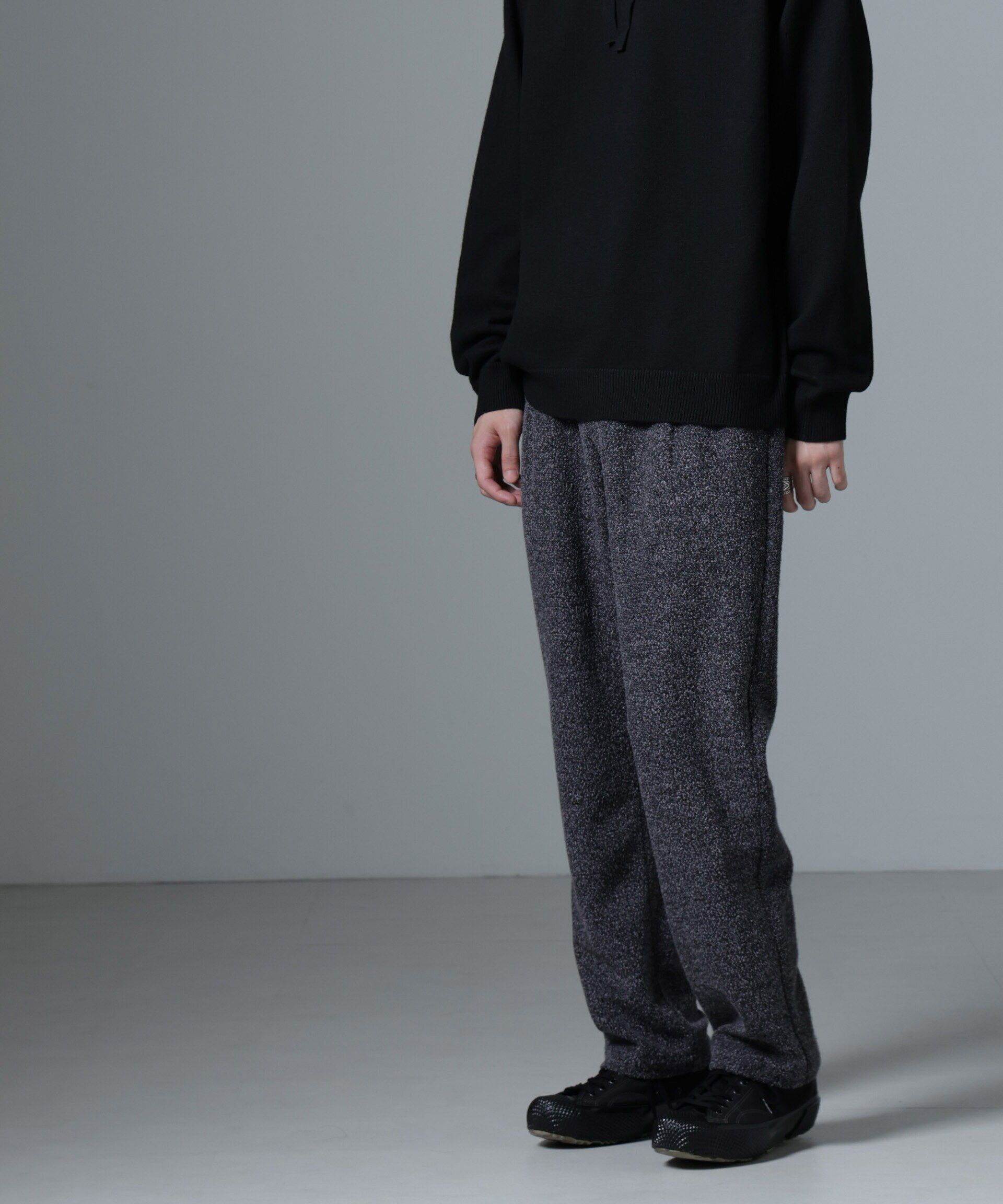 nano･universe「ストレッチメランジイージーパンツ(セットアップ可)」|チノ|