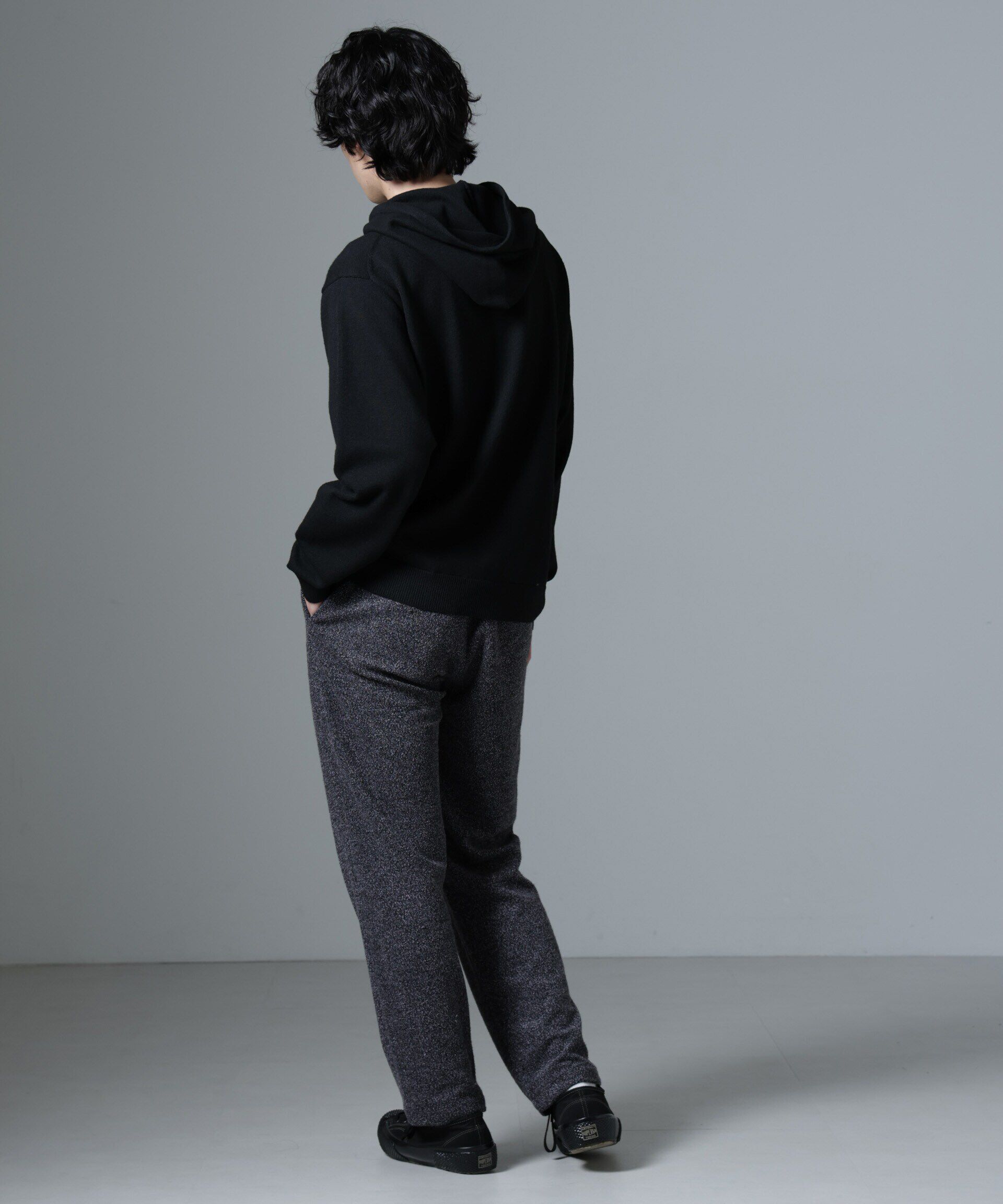 nano･universe「ストレッチメランジイージーパンツ(セットアップ可)」|チノ|