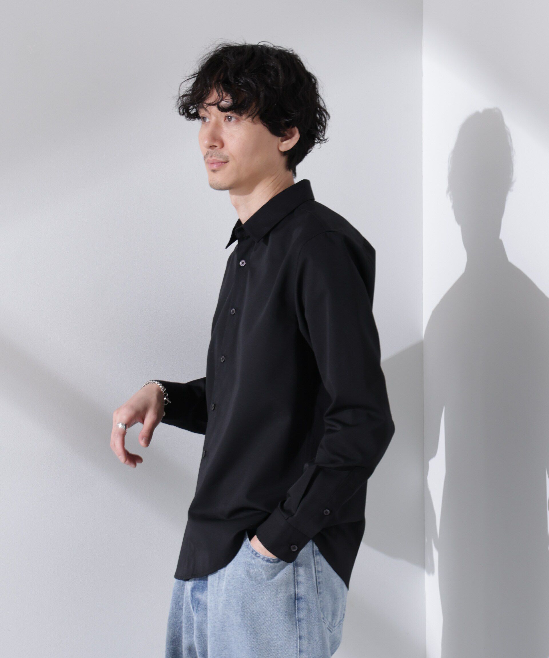 nano･universe「スタンダードレギュラーカラーシャツ/長袖」|シャツ・ブラウス|