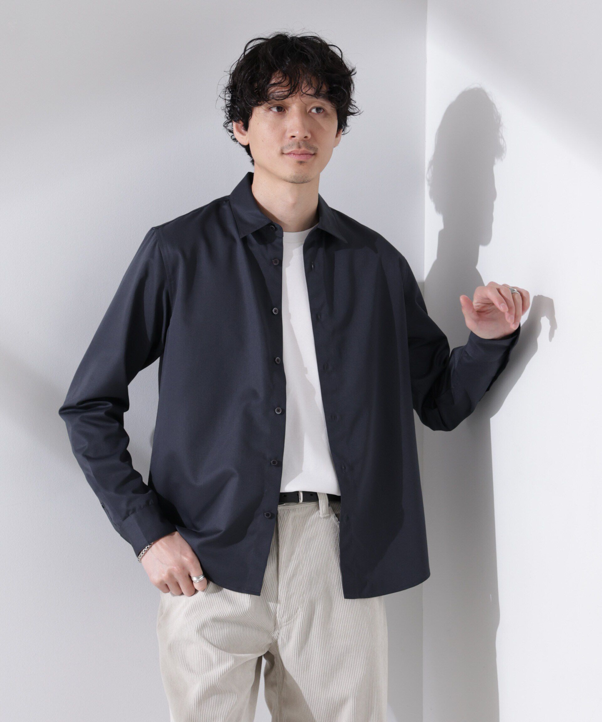 nano･universe「スタンダードレギュラーカラーシャツ/長袖」|シャツ・ブラウス|
