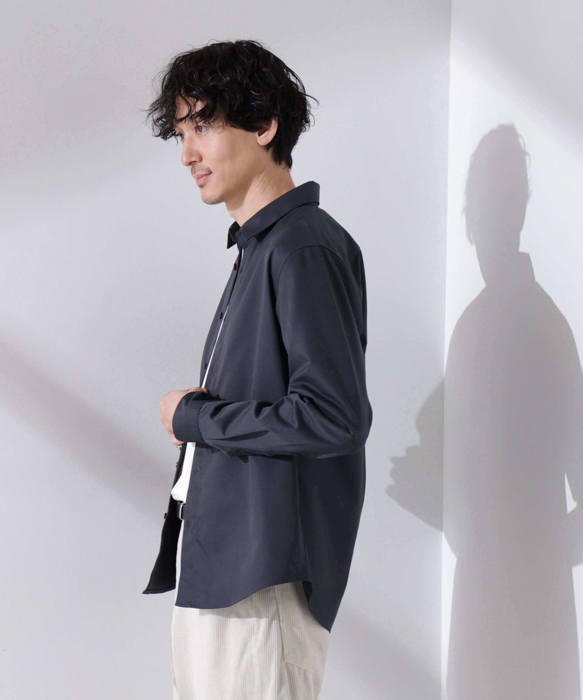 nano･universe「スタンダードレギュラーカラーシャツ/長袖」|シャツ・ブラウス|