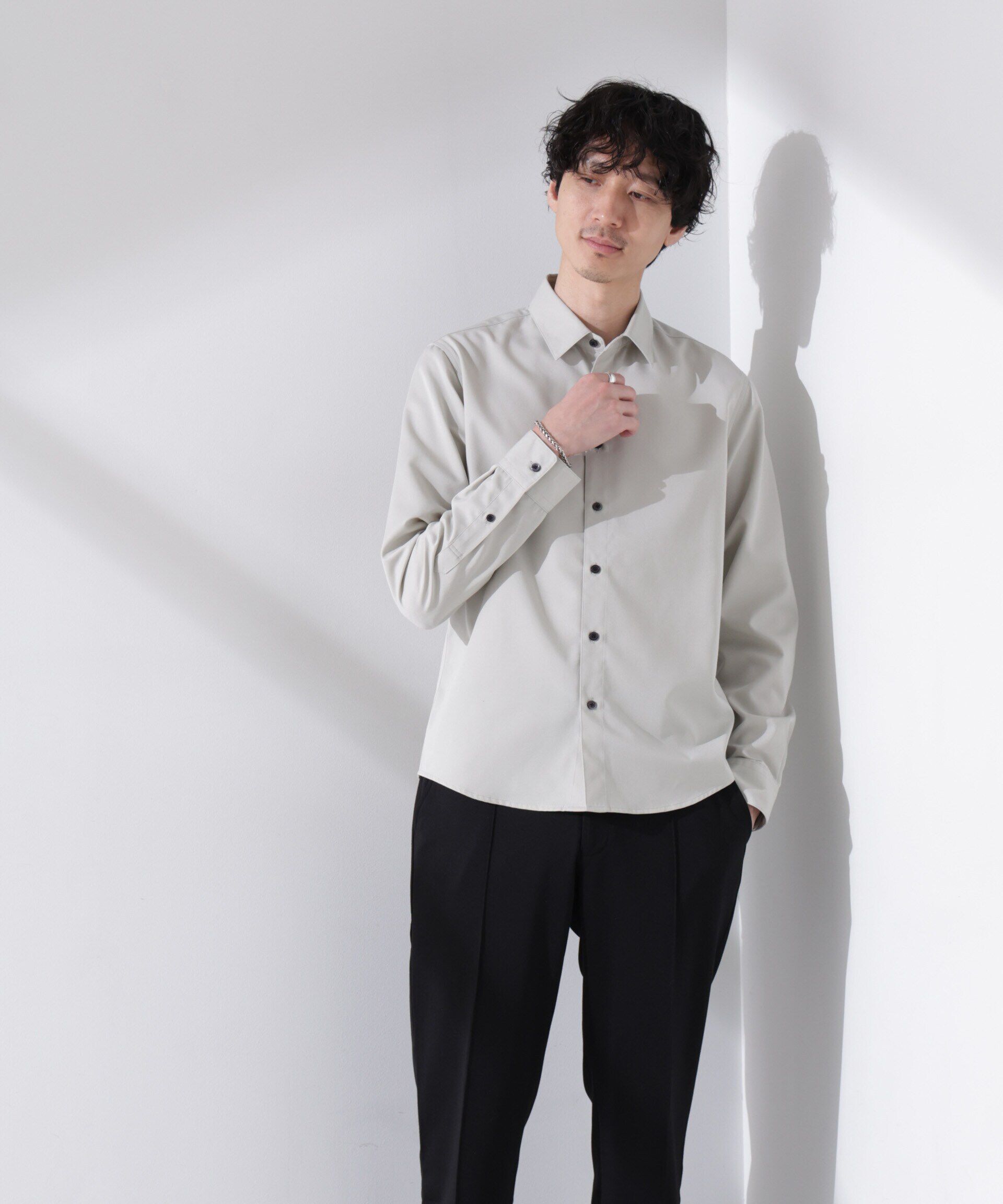 nano･universe「スタンダードレギュラーカラーシャツ/長袖」|シャツ・ブラウス|