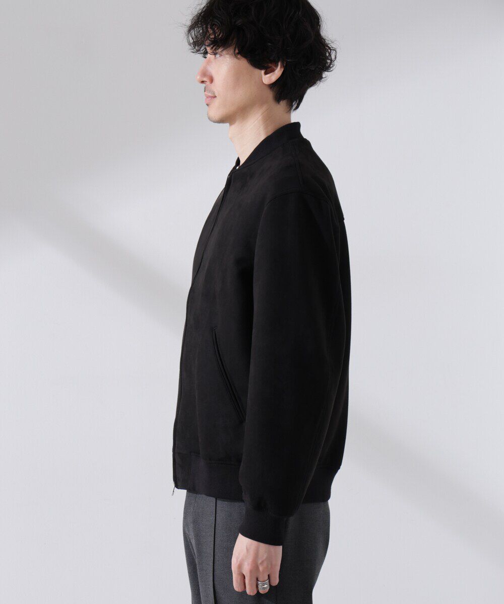 nano･universe「フェイクスエードMA-1」|ブルゾン・スタジャン|