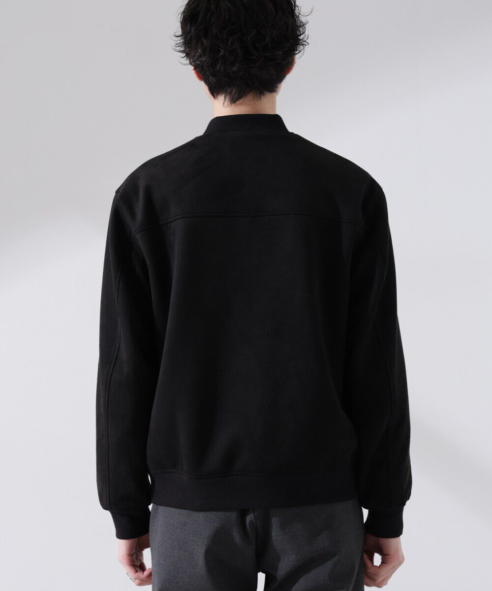 nano･universe「フェイクスエードMA-1」|ブルゾン・スタジャン|