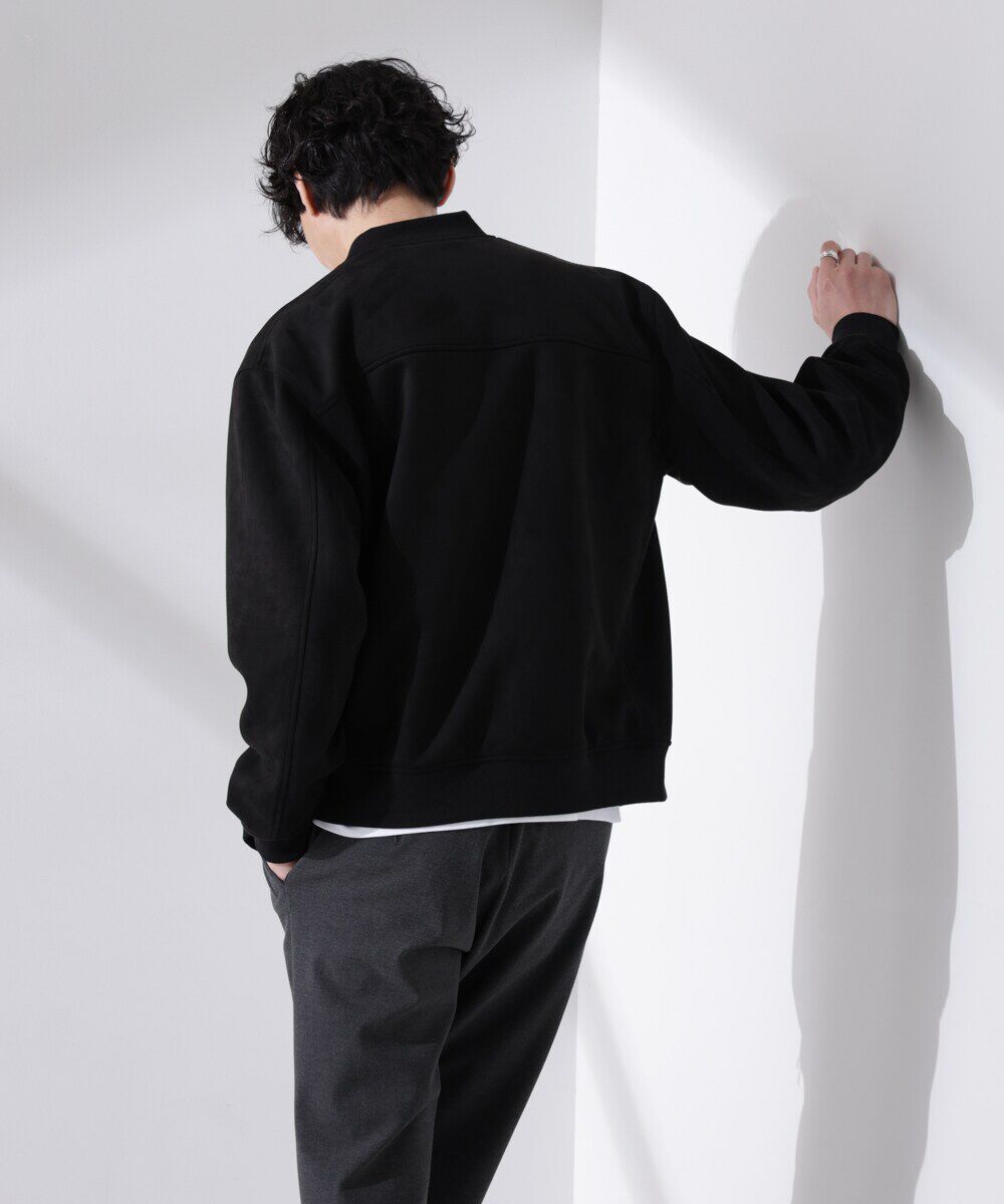 nano･universe「フェイクスエードMA-1」|ブルゾン・スタジャン|