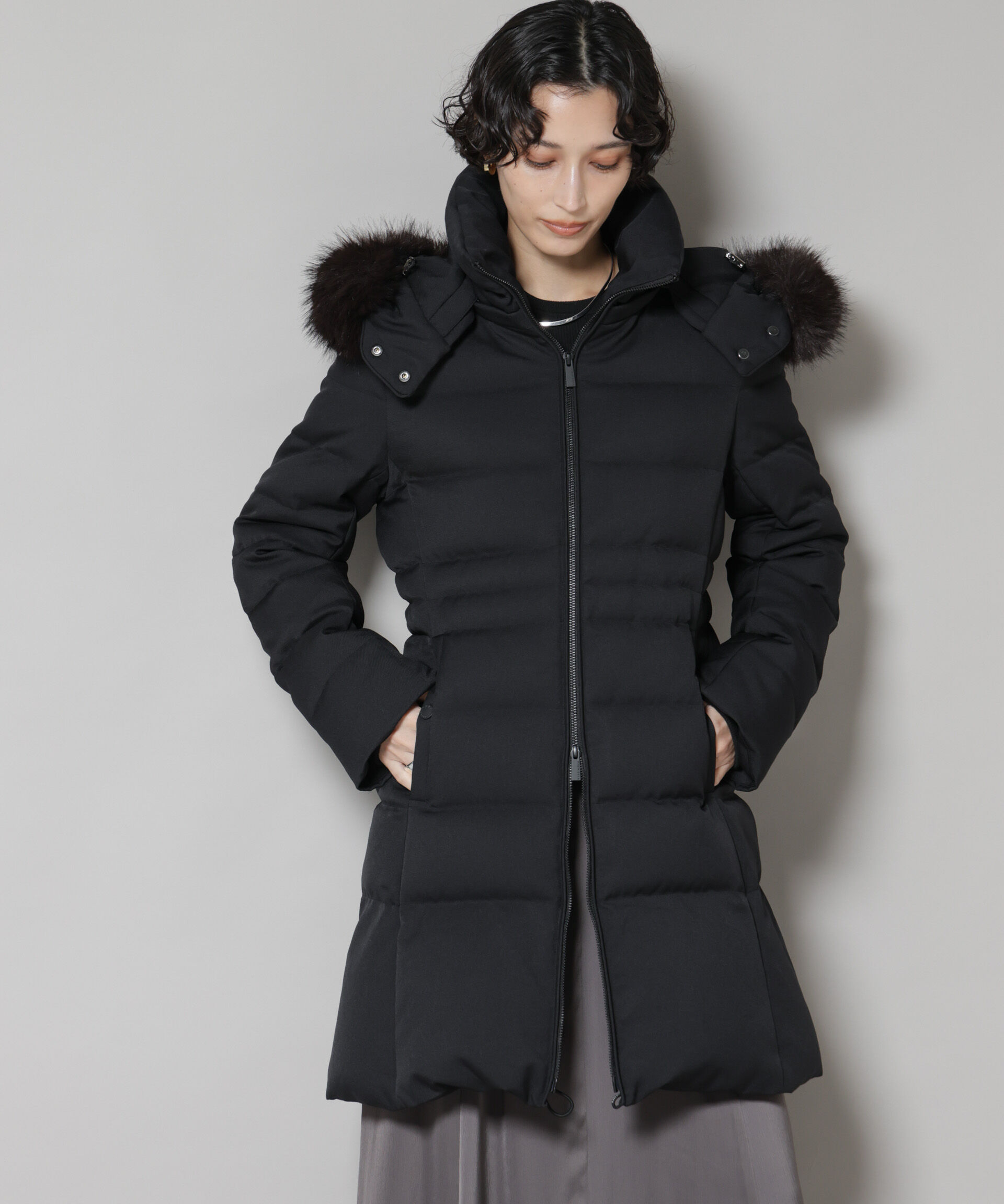 nano･universe「「西川ダウン(R)」サージロングダウン」|ダウン|