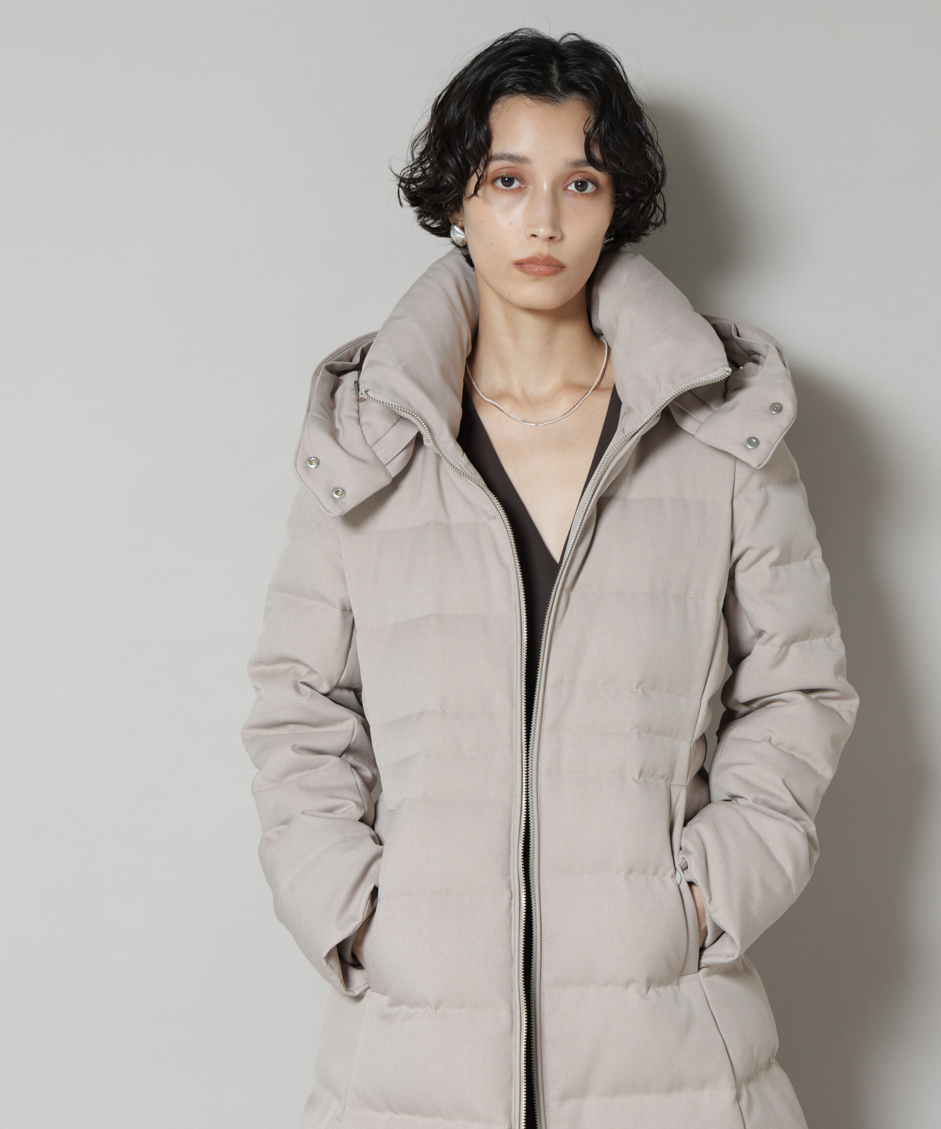 nano･universe「「西川ダウン(R)」サージロングダウン」|ダウン|