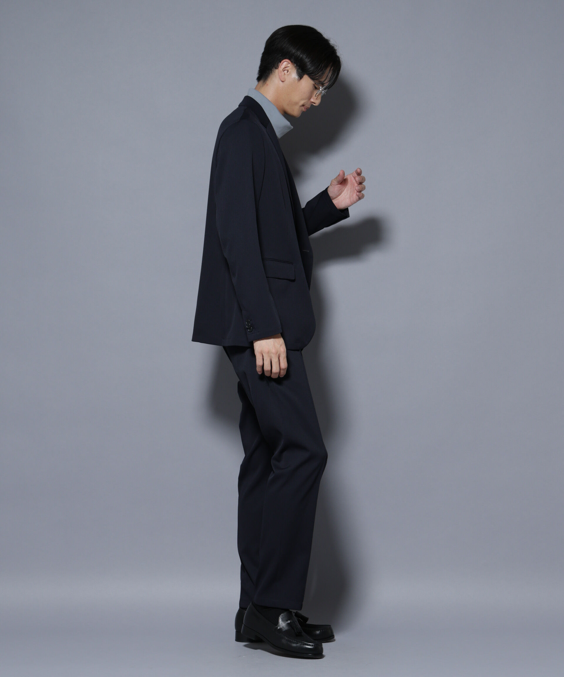 nano･universe「「N TROUSERS BASIC」 シャドーストライプパンツ(セットアップ可)」|スーツ|