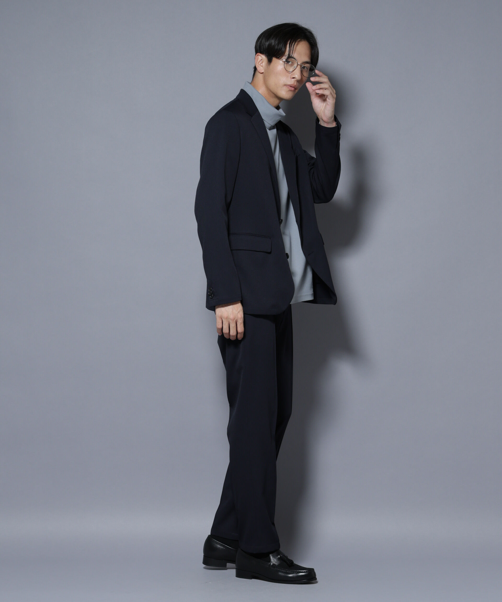 nano･universe「「N TROUSERS BASIC」 シャドーストライプパンツ(セットアップ可)」|スーツ|