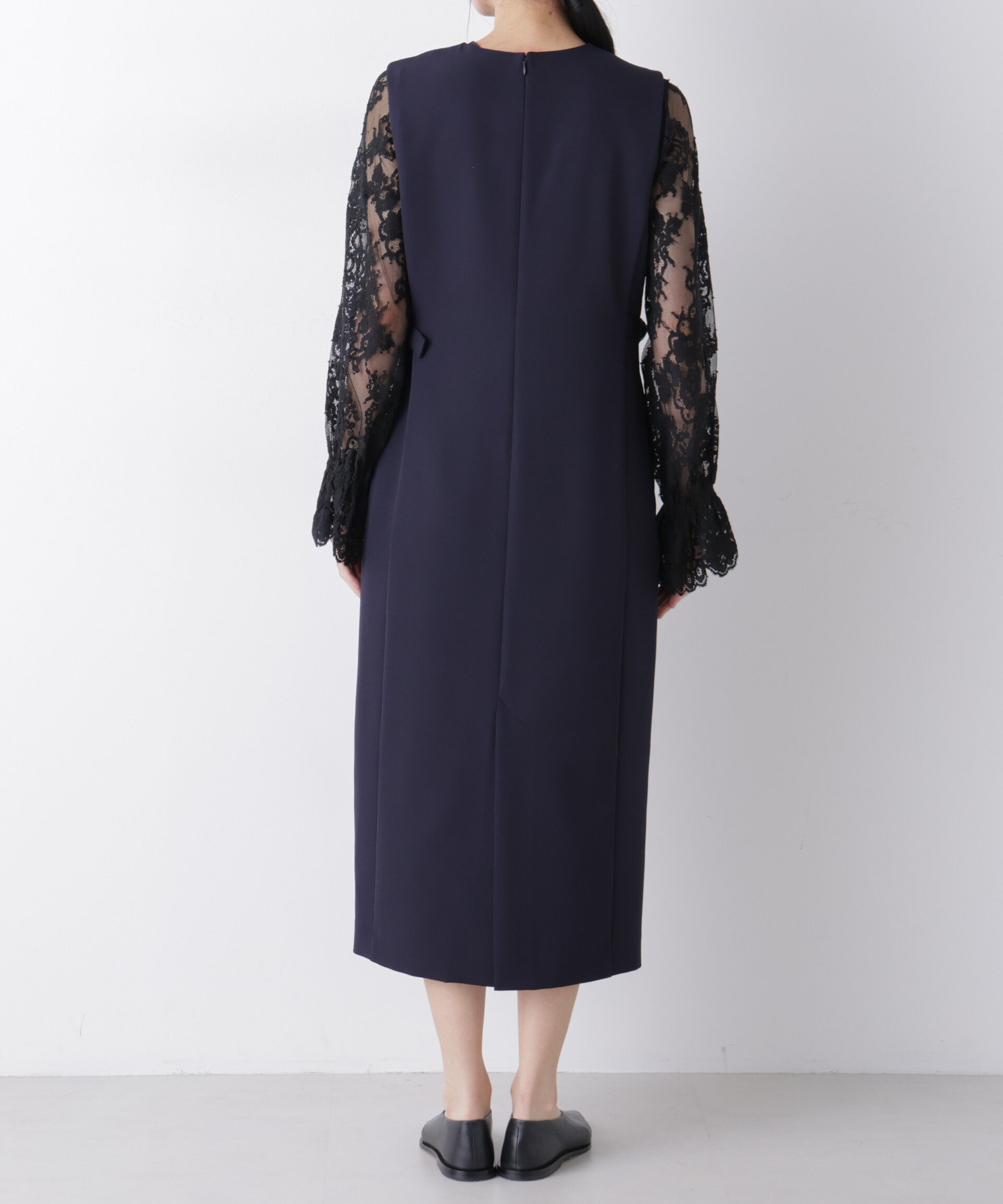 nano･universe「デイリーファンクション サイドベルトキーネックワンピース(セットアップ可)」|ワンピース|