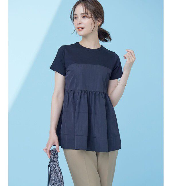 組曲「【接触冷感】ビスチェレイヤードTシャツ」|Tシャツ・カットソー|