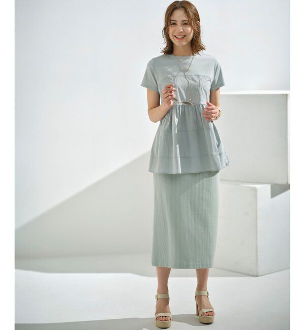 組曲「【接触冷感】ビスチェレイヤードTシャツ」|Tシャツ・カットソー|