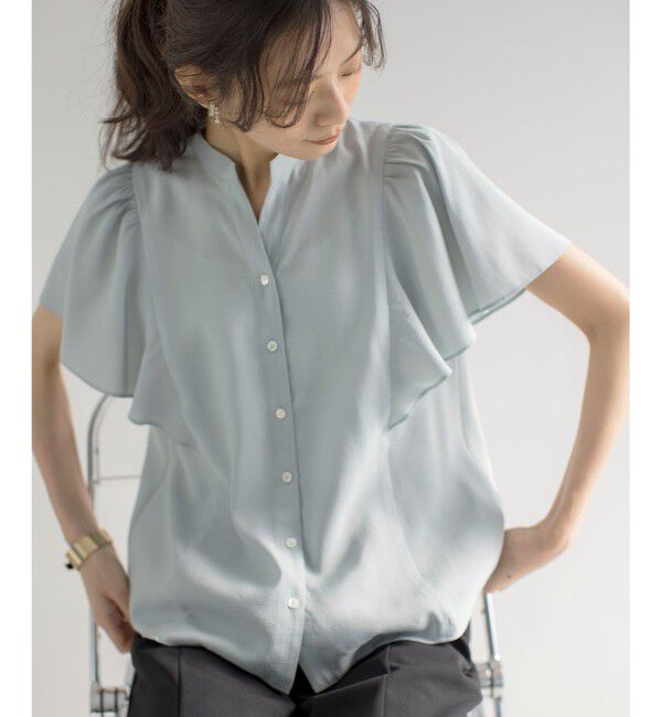 組曲「【WEB限定】ヴィンテージジョーゼットスキッパー ブラウス」|シャツ・ブラウス|