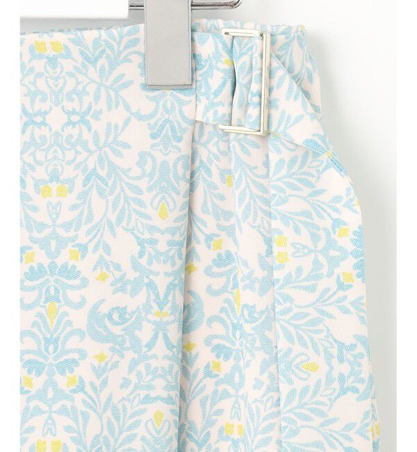 自由区「【洗える】ダマスクフローラルプリント スカート」|スカート|