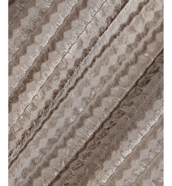 自由区「【セットアップ対応・洗える】フリンジジャガード スカート」|スカート|