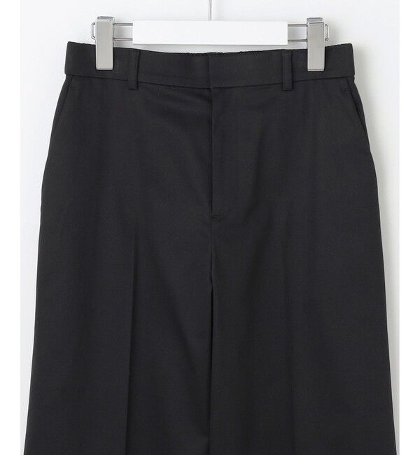 自由区「【UVカット・接触冷感・洗える】コットンサテンクロップド丈ワイドストレート パンツ」|その他|