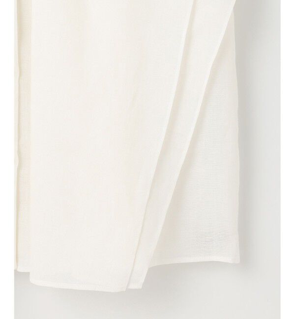 自由区「【カタログ掲載・接触冷感・洗える】シアーラミーローンフリル ブラウス」|シャツ・ブラウス|