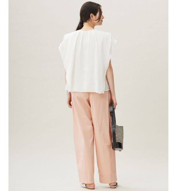 自由区「【カタログ掲載・接触冷感・洗える】シアーラミーローンフリル ブラウス」|シャツ・ブラウス|