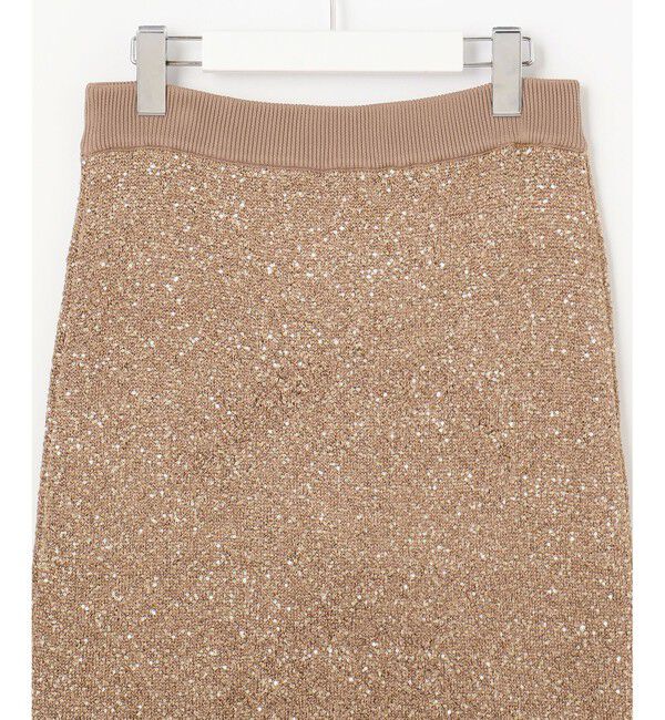 自由区「【カタログ掲載】スパンコールストレッチ スカート」|スカート|