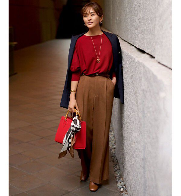 23区「【CLASSY.12月号掲載】RAFFINATA バンブー トートバッグ」|ショルダー・メッセンジャー|