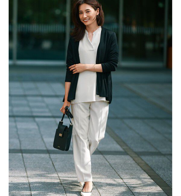 23区「【新色追加/UVケア/接触冷感】マルチ機能 シアー ショート カーディガン」|カーディガン|