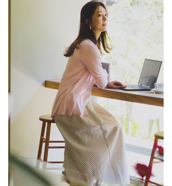 23区「【新色追加/UVケア/接触冷感】マルチ機能 シアー ショート カーディガン」|カーディガン|