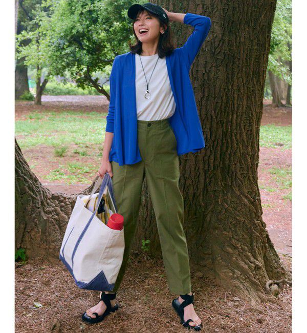 23区「【新色追加/UVケア/接触冷感】マルチ機能 シアー ショート カーディガン」|カーディガン|