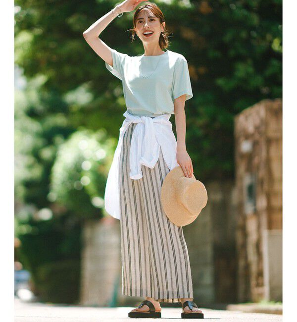 23区「【Oggi8月号掲載/洗える】LIBECO ベーシック シャツ」|シャツ・ブラウス|