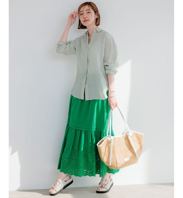 23区「【Oggi8月号掲載/洗える】LIBECO ベーシック シャツ」|シャツ・ブラウス|