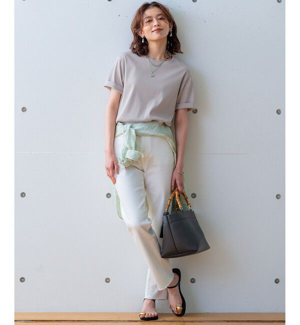 23区「【Oggi8月号掲載/洗える】LIBECO ベーシック シャツ」|シャツ・ブラウス|