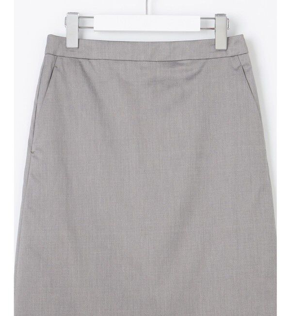 23区「【洗える/セットアップ対応】グロッシーコットンシャンブレー タイトスカート」|スカート|