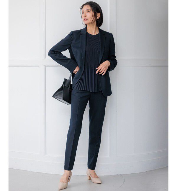 23区「【洗える】トリアセジャージー テーラードジャケット」|テーラードジャケット|