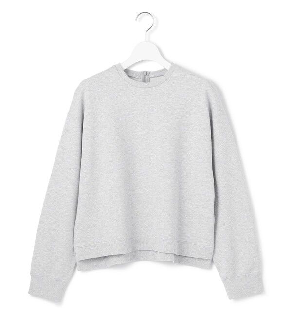 23区「【洗える】クリアコットンテリー ストライプフリル スウェット」|Tシャツ・カットソー|